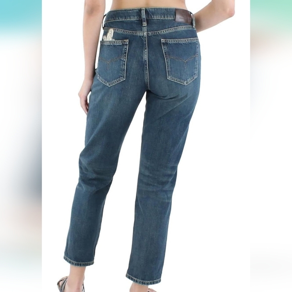 Lauren Ralph Lauren Patchwork Relaxed Taper Comfort Stretch - Picture 3 of 7